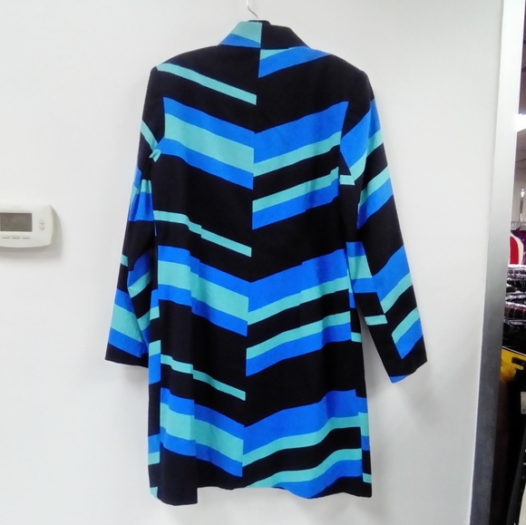 Beautiful Vesti Blue Jacket Sz. 12 - Picture 3 of 3